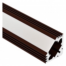 Профиль накладной угловой внутренний Arlight PDS45-T-2000 ANOD Brown Deep 017643