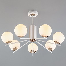 Люстра на штанге Eurosvet Lucas 70092/7 белый