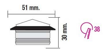 Встраиваемый светильник Horoz Electric Fiona HRZ00000233