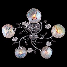 Люстра на штанге Eurosvet 9166 9166/5 хром/белый