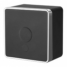 Розетка для вывод кабеля Werkel Gallant (черный/хром) WL15-16-01 (черный)