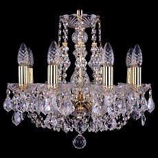 Подвесная люстра Bohemia Ivele Crystal 1406 1406/8/141/G/Leafs