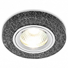Встраиваемый светильник Ambrella Crystal 24 D0226 BK/CH