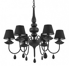 Подвесная люстра Ideal Lux Blanche BLANCHE SP6 NERO