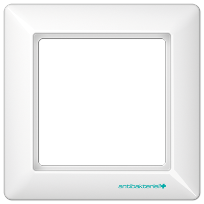 JUNG AS 500 Белая Рамка 1-ая антибактериальная