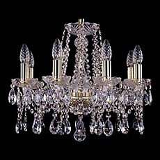 Подвесная люстра Bohemia Ivele Crystal 1413 1413/8/165/G