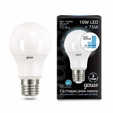 Лампа светодиодная Gauss 1025 E27 10Вт 4100K 102502210-S