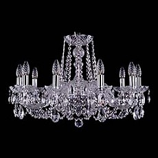 Подвесная люстра Bohemia Ivele Crystal 1402 1402/10/240/Ni