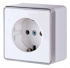 Розетка с заземлением Werkel слоновая кость WL15-02-01