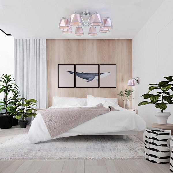 Люстра на штанге Eurosvet Corner 60076/8 хром