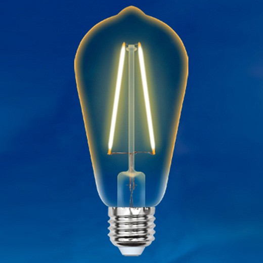 Лампа светодиодная Uniel LED-Vintage E27 4Вт 2250K LEDST644WGOLDENE27GLV22GO