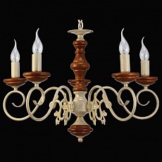 Подвесная люстра Natali Kovaltseva Luxury Wood LUXURY WOOD 11357/5C WHITE OAK,WALN