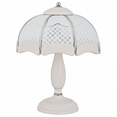 Настольная лампа декоративная Alfa Italia Bianco 20078