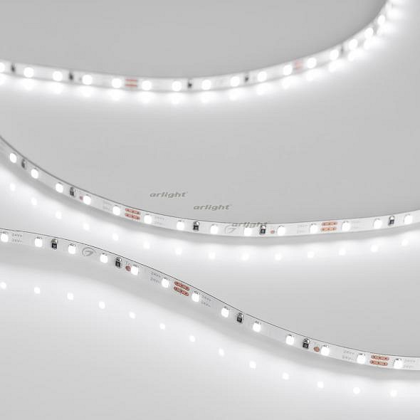 Лента светодиодная Arlight MICROLED-5000L 24V White6000 4mm (2216, 120 LED/m, LUX) 024417
