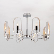 Люстра на штанге Eurosvet Magila 60077/8 хром