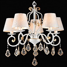 Подвесная люстра Natali Kovaltseva Grace Grace 10427/5C WHITE GOLD