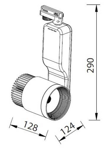 Светильник на штанге Horoz Electric Paris-33 HL833L 018-007-0033 Серебро