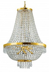 Подвесная люстра Ideal Lux Caesar CAESAR SP12 ORO