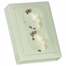 Розетка с заземлением Imex 1232L 1232L-S110