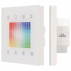 Панель-регулятора цвета RGBW сенсорная встраиваемая Arlight Sens 018277