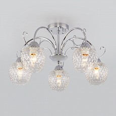 Люстра на штанге Eurosvet Benita 30142/5 хром