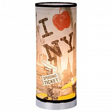 Настольная лампа декоративная Lucide N.y.bronx 34515/01/99