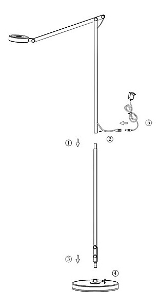 Торшер Globo Wilo 24126S
