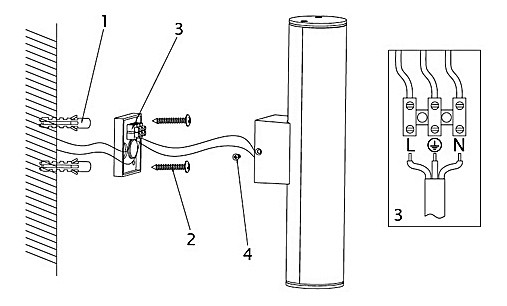 Светильник на штанге Globo Oskari 34185D