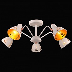 Люстра на штанге Natali Kovaltseva Favorit FAVORIT 75097/5C WHITE