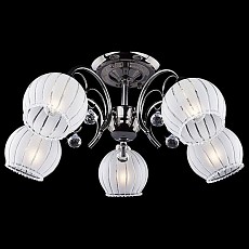 Люстра на штанге Eurosvet 7725 7725/5 черный жемчуг