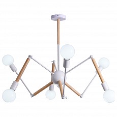 Люстра на штанге Natali Kovaltseva Andy ANDY 75139/6C WHITE