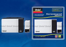 Звонок беспроводной Uniel Udb-006w UDB-006W-R1T1-32S-100M-WH