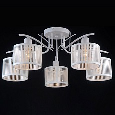 Потолочная люстра Natali Kovaltseva Amsterdam AMSTERDAM 81053-5C SATIN WHITE