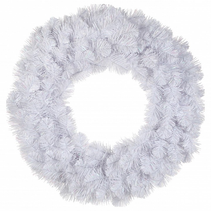 Венки хвойные [60 см] Исландская белоснежный 73851