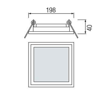 Встраиваемый светильник Horoz Electric Maria-15 HRZ00000335