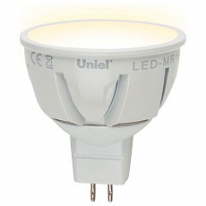 Лампа светодиодная Uniel Palazzo GU5.3 5Вт 3000K LEDMR165WWWGU5.3FRPLP01WH