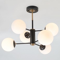 Люстра на штанге Eurosvet Austin 70091/6 черный