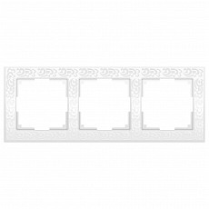 Рамка на 3 поста Werkel Flock WL05-Frame-03-white