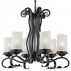 Подвесная люстра Arte Lamp Scroll A7915LM-6BK