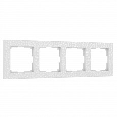 Рамка на 4 поста Werkel Hammer белый W0042401