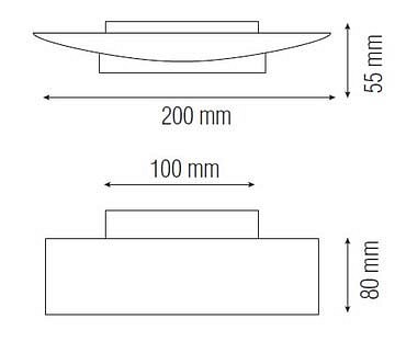Накладной светильник Horoz Electric Rodos-3 HRZ00002184