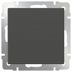 Выключатель проходной одноклавишный без рамки Werkel Серо-коричневый WL07-SW-1G-2W
