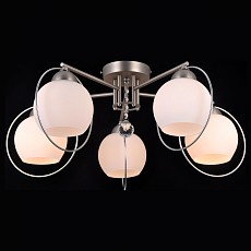 Потолочная люстра Natali Kovaltseva Sphere II SPHERE II 81051-5C SATIN NICKEL