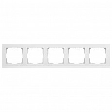 Рамка на 5 постов Werkel Stark WL04-Frame-05-white