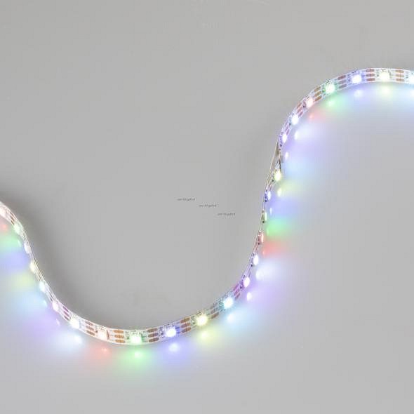 Комплект с лентой светодиодной Arlight SPI-5000-5060-30 12V Cx3 RGB-Remote (10mm, 7.2W, IP20) 020978(1)