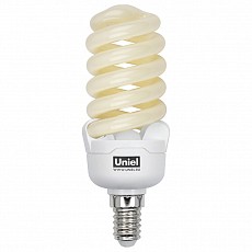 Лампа компактная люминесцентная Uniel  E14 20Вт 3000K 05404