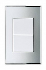 Выключатель двухклавишный Imex Parthenon Silver WRC 2422