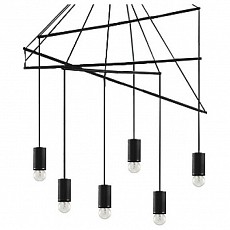 Подвесная люстра Ideal Lux Pop POP SP6 NERO