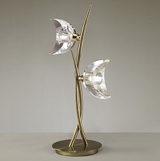 Настольная лампа декоративная Mantra Eclipse Antique Brass 1480