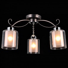 Потолочная люстра Natali Kovaltseva Mystery MYSTERY 75094/3C STAIN NICKEL